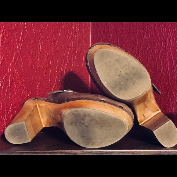 ❤️ZIGI GIRL❤️ GENUINE LEATHER STUDDED CLOGS-9 - Picture 5 of 6